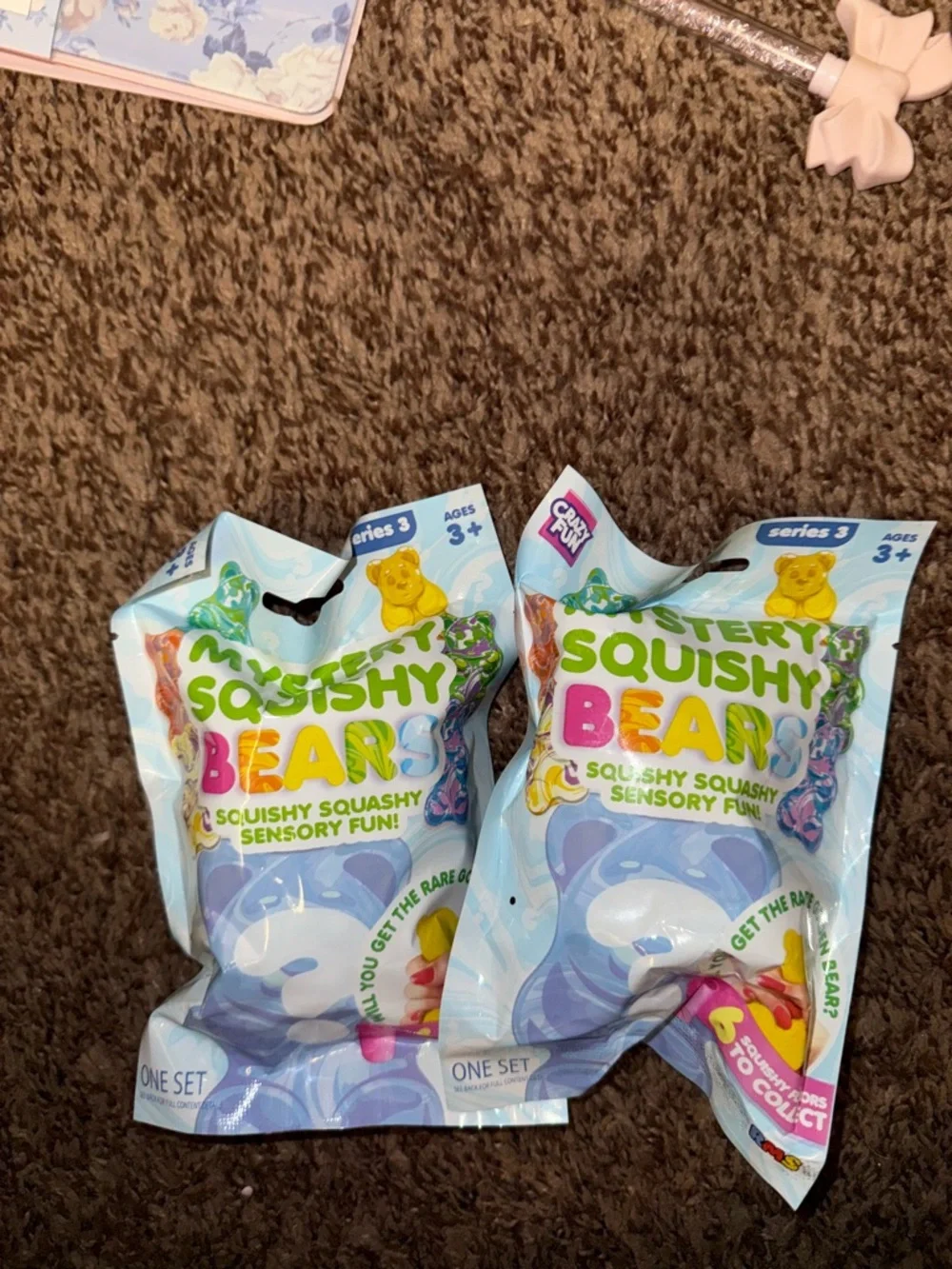 2 Crazy Fun Mystery Squishy Bears Series 3